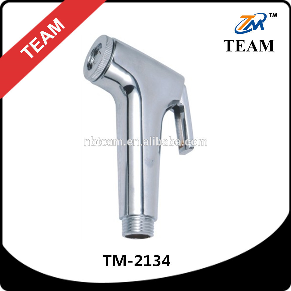 bathroom accessories ABS plastic material chrome plated toilet shattaf bidet hand spray