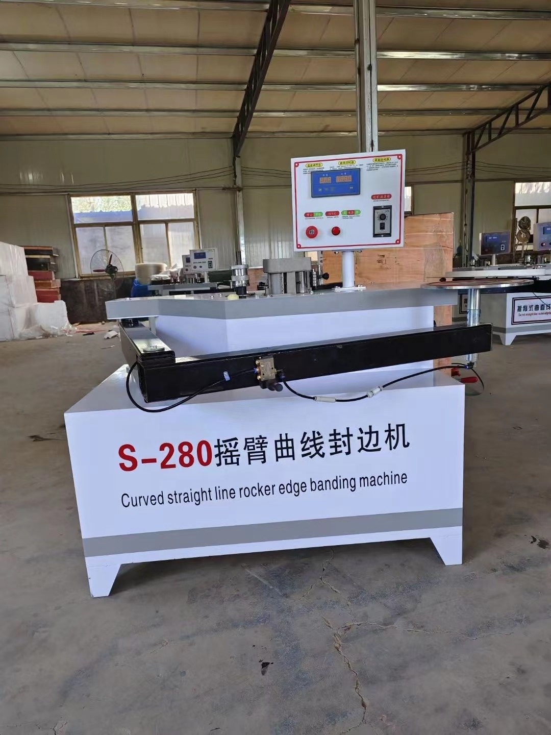 Swing arm edge sealing machine small edge banding machine Rocker edge banding machine