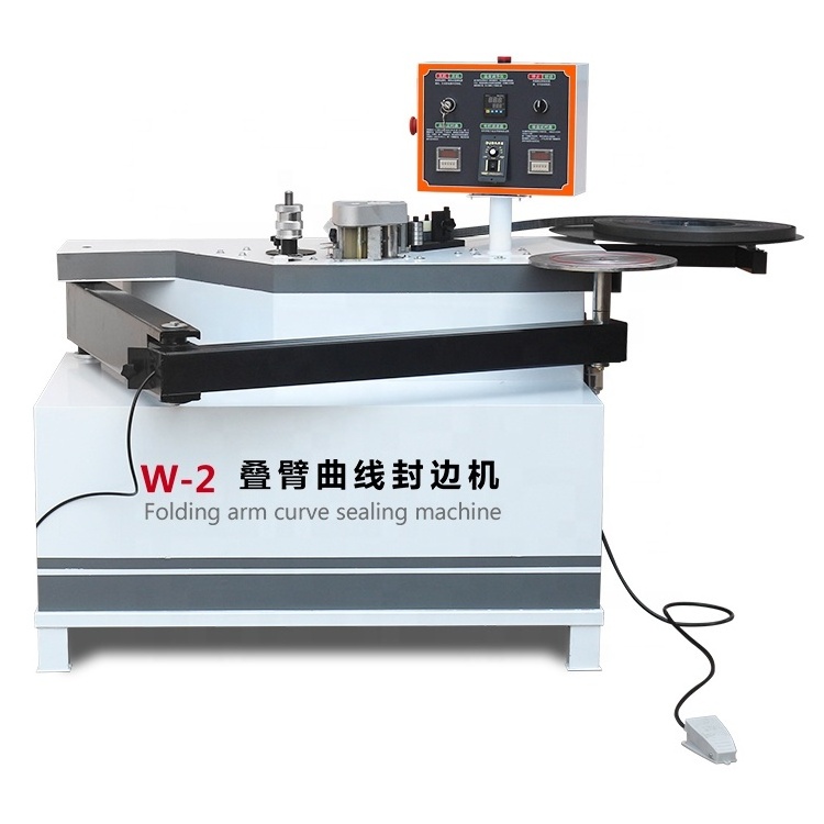 Swing arm edge sealing machine small edge banding machine Rocker edge banding machine