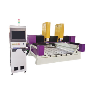 1825  CNC Stone engraving machine cnc router marble granite cutting machine headstone carving milling edge polishing machinery