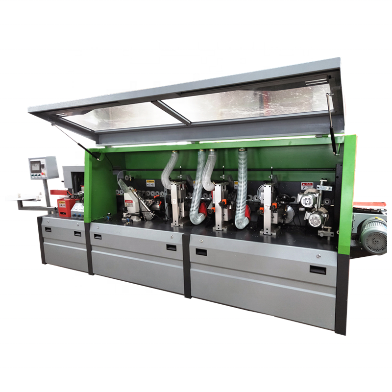 High Efficiency Automatic Upper Glue Glue Fully Auto Trimming End Pvc Portable Edge Banding Machine with Profile Tracking