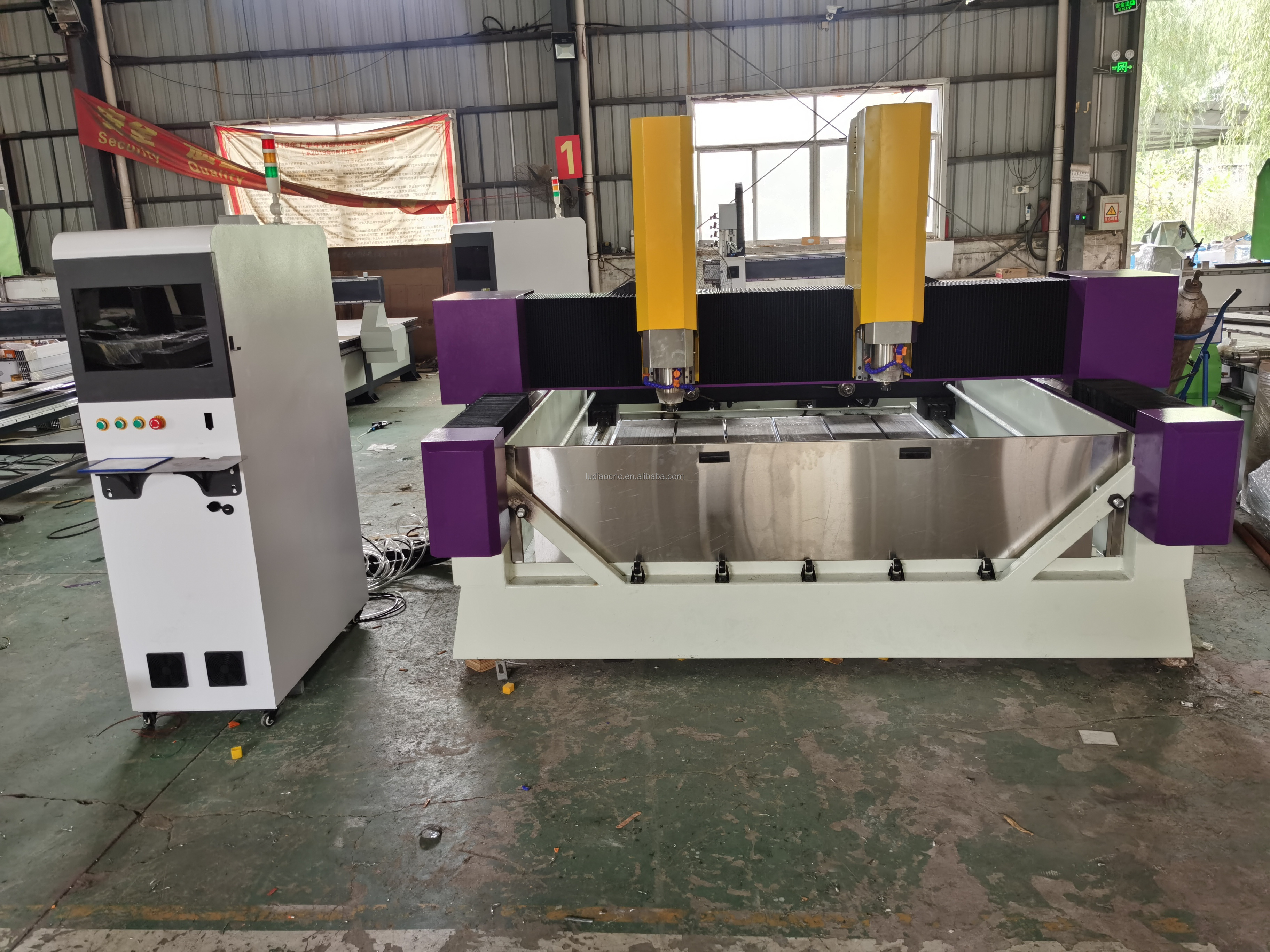 1530 CNC Stone engraving machine cnc router marble granite cutting machine headstone carving milling edge polishing machinery