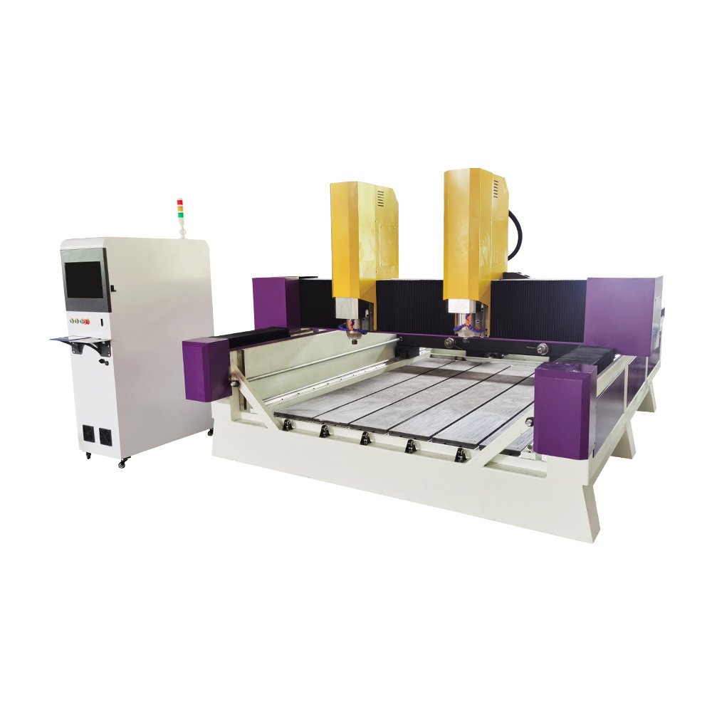 1825  CNC Stone engraving machine cnc router marble granite cutting machine headstone carving milling edge polishing machinery