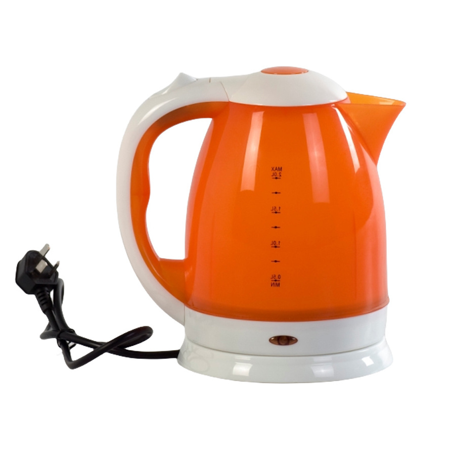 Kitchen Appliances 1.5L Small Capacity Cute Tea Maker Design Cordless Durable Plastic Electric Water Kettle