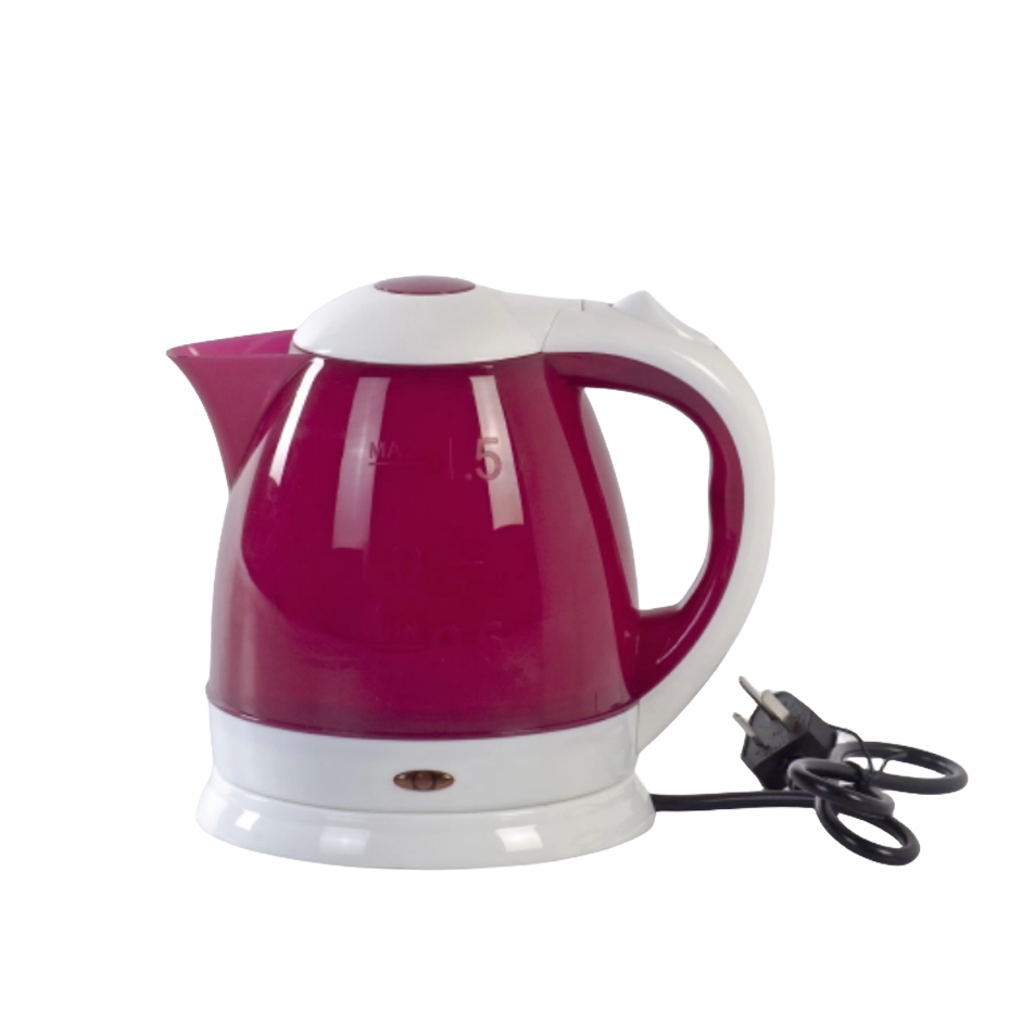 Kitchen Appliances 1.5L Small Capacity Cute Tea Maker Design Cordless Durable Plastic Electric Water Kettle