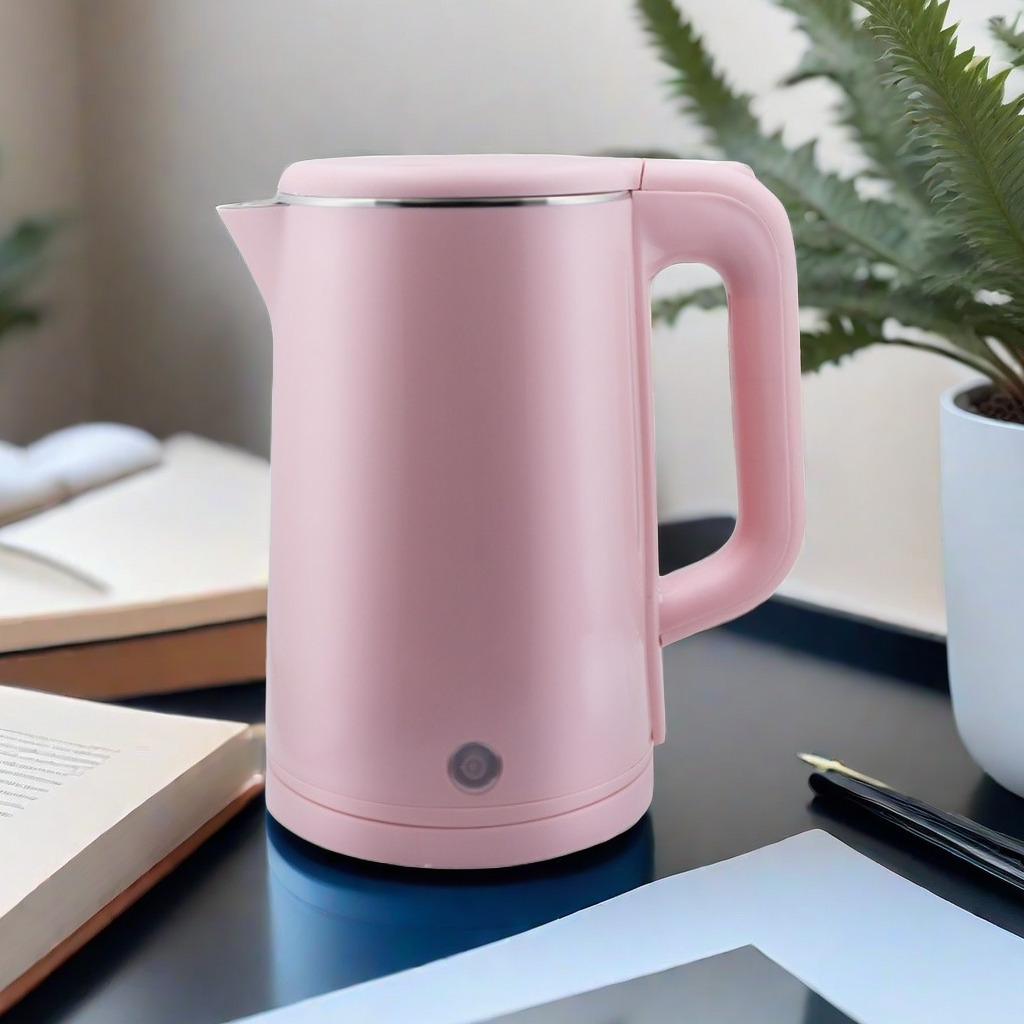 220V 1.8L rapid Boil Electric Water Kettle 201/304 Stainless Steel Modern Pink Water Kettle For Home Use