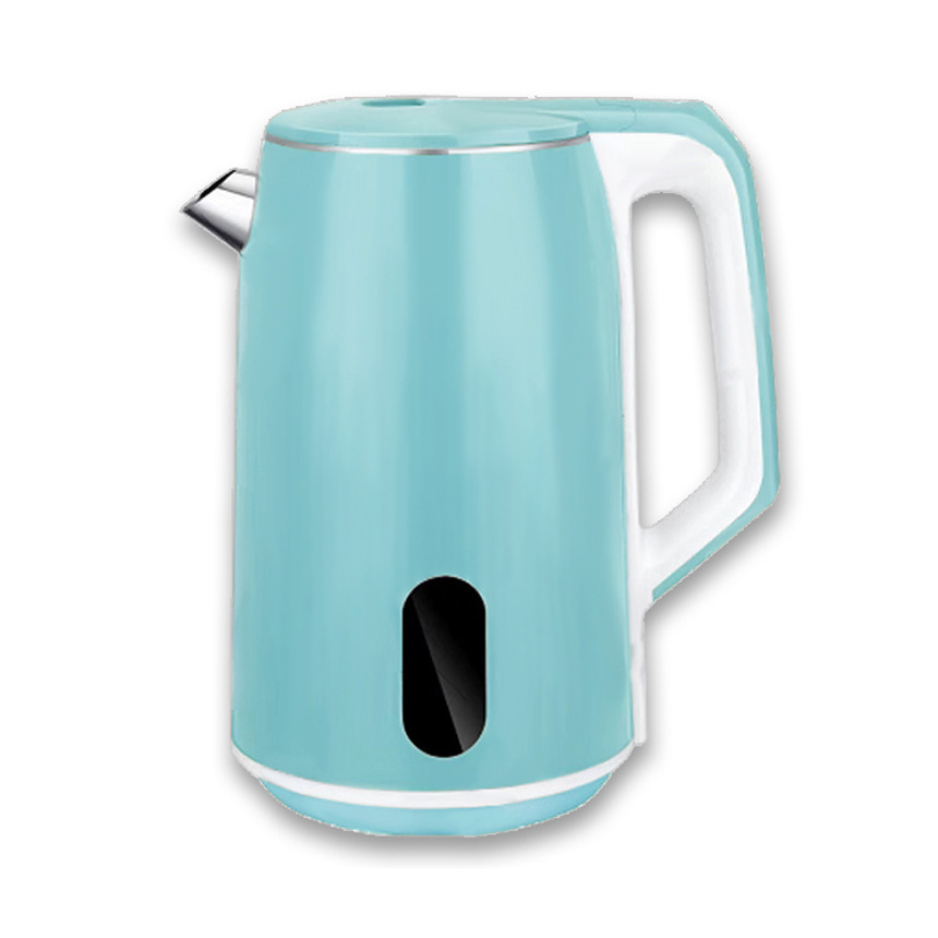 2024 New Arrival Electric Kettle Double-Layer Hot Warmer Plastic Water Boiler Colorful 2L Kettle