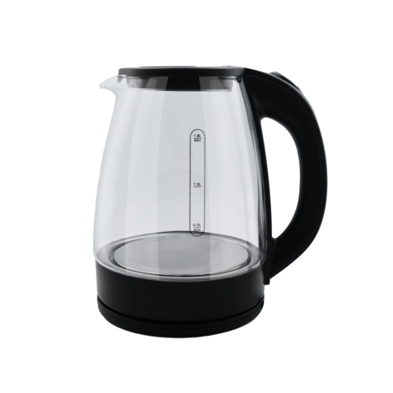 1.8L Cordless Kettle And Teapot Milk Boiler Coffee Teapot Glass Electric Kettle