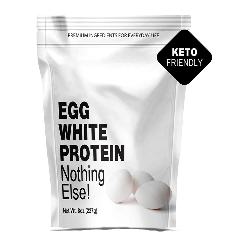 Wholesaler OEM private label Food Grade Egg White Powder Natural Egg White Egg Extract Protein Powder