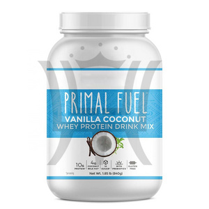 Private Label Vanilla Coconut Whey Protein Powder Updated Contains No Soy 10g of Protein