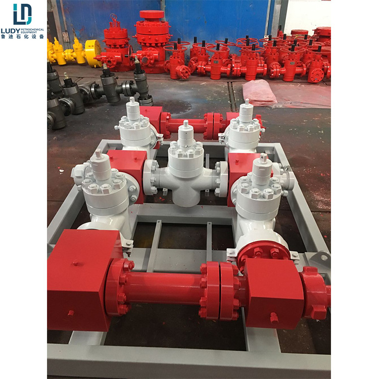 Wellhead safety device choke manifold petroleum equipment for sale to control wellhead pressure