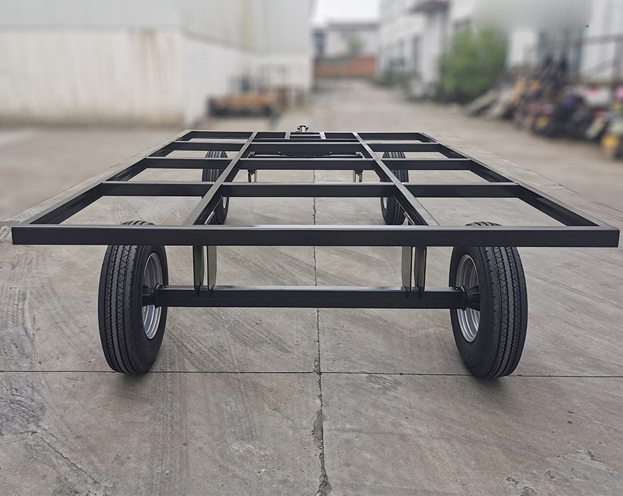 Housing chassis Mobile RV chassis Skeleton trailer Cold storage transfer trailer Four-wheel transport trailer