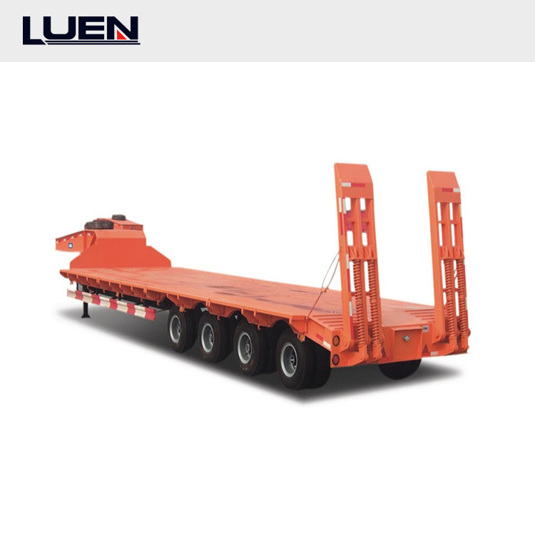 Hydraulic Modular Boat Transport Low Bed Semi Trailer