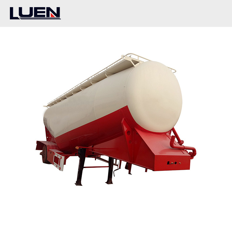 High Quality With Good Condition LUEN Trailer Large Capacity Powder Bulker 3 Axles Cement Tank Trailer For Sale In Pakistan