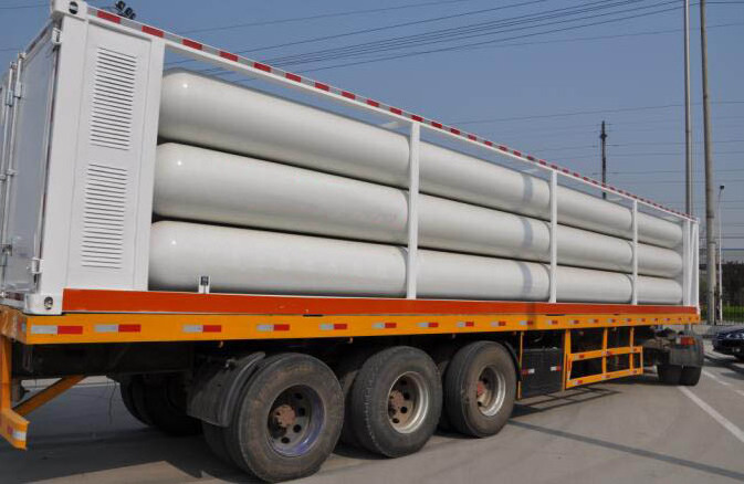 Factory Price LPG CNG Tanker 50000 Liters Storage Tanker CNG Gas Transport Tank Trailer for sale