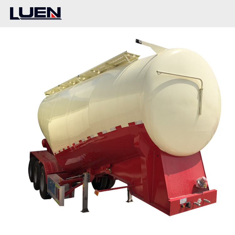 High Quality With Good Condition LUEN Trailer Large Capacity Powder Bulker 3 Axles Cement Tank Trailer For Sale In Pakistan