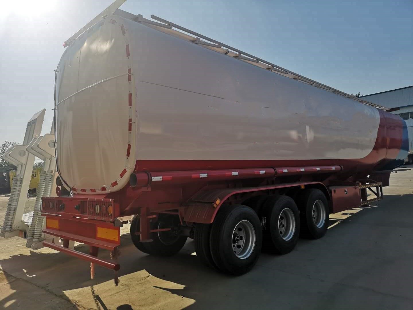 LUEN 50000 liters Aluminum Alloy Fuel cng Tank Tanker Semi Trailer Truck On Sale