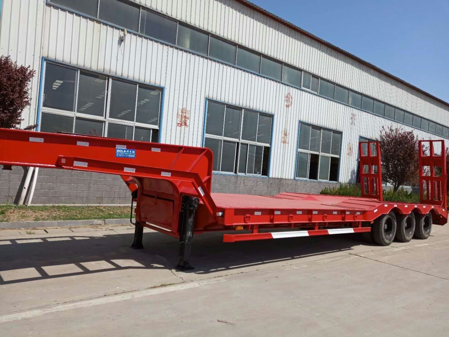 Hydraulic Modular Boat Transport Low Bed Semi Trailer