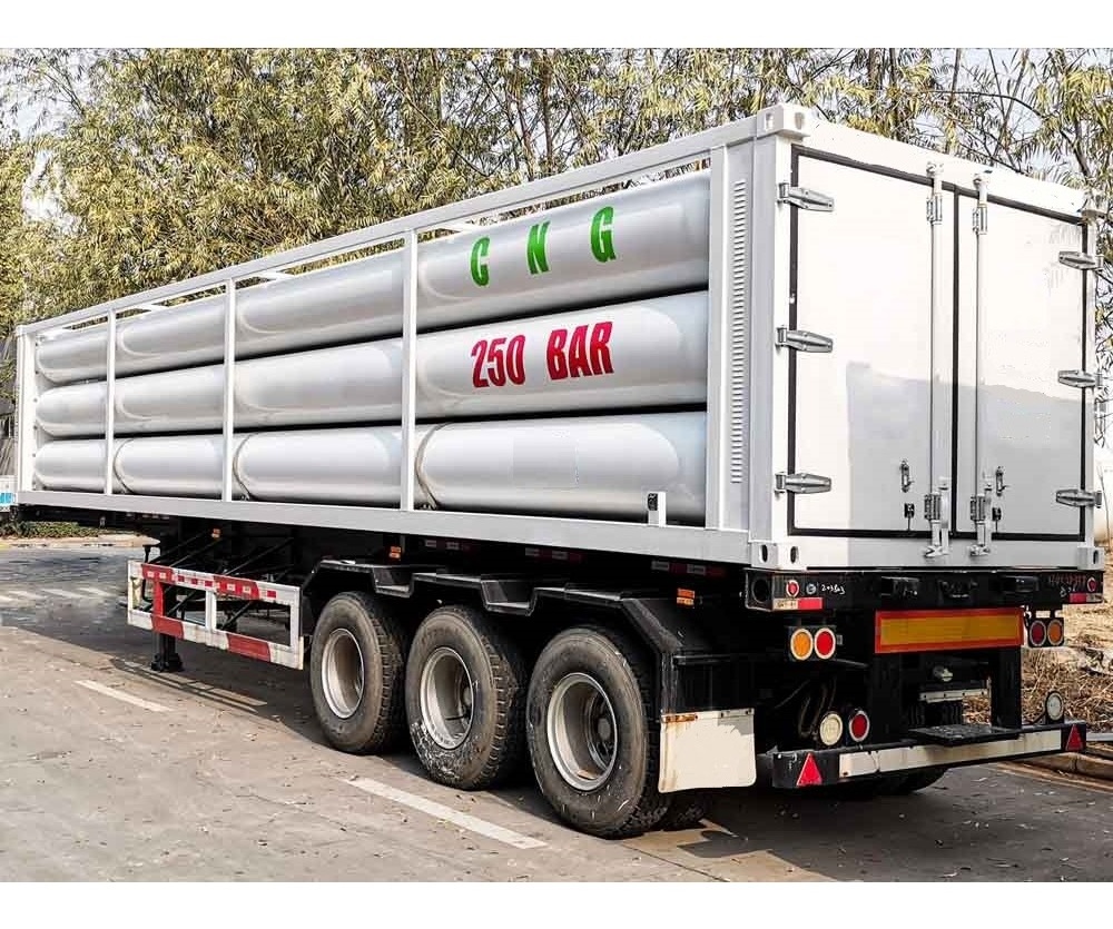 Factory Price LPG CNG Tanker 50000 Liters Storage Tanker CNG Gas Transport Tank Trailer for sale