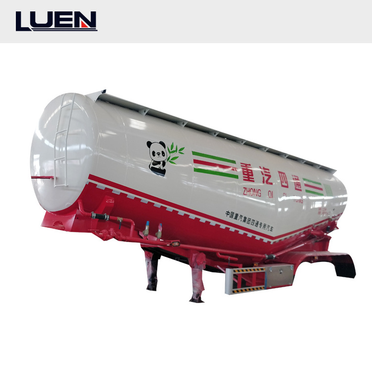 High Quality With Good Condition LUEN Trailer Large Capacity Powder Bulker 3 Axles Cement Tank Trailer For Sale In Pakistan