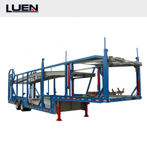 Double Floor Auto Hauler Semi Truck Trailer / Car Carrier For 6-20 Cars / Suvs Transportation