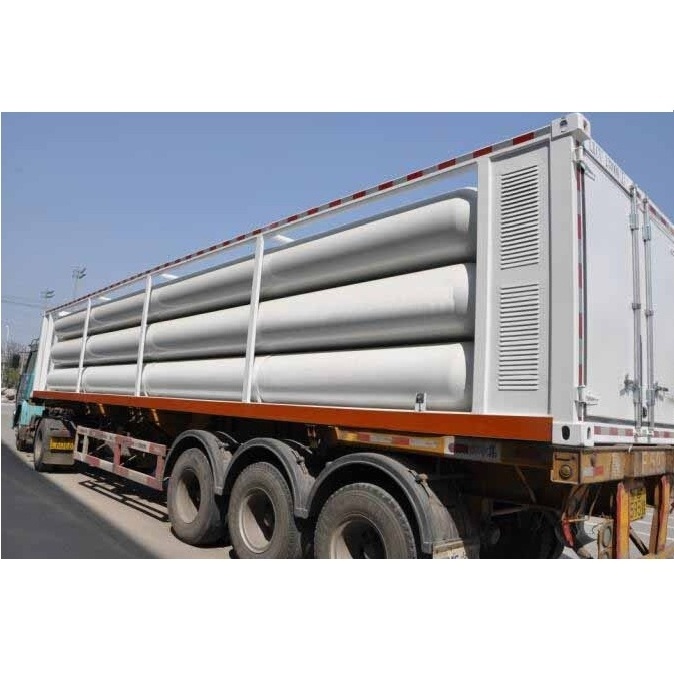 20ft 40ft Container Fuel Oil Tankers  20ft 40ft LNG CNG Gas Storage ISO Tanker With Container Locks