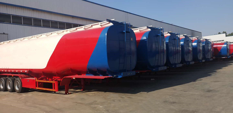 High Quality Compartments 3 Axles 45000 Liters Petrol Oil Diesel Fuel Tank Semi Trailer Tanker Trailers For Sale