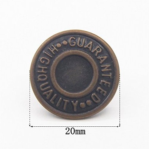 Cheap Price Custom Logo 20mm Round Sustainable Rivets Metal Button for Jeans Copper Tack Buttons