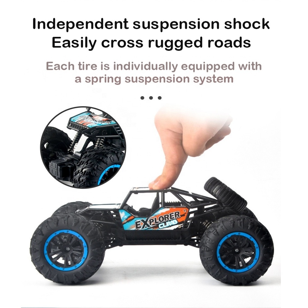 Battery Operated 2.4GHZ Off-road Remote Control Cross country Radio Control Car Toys Vehicle RC Stunt Car For Kids Boy Toy