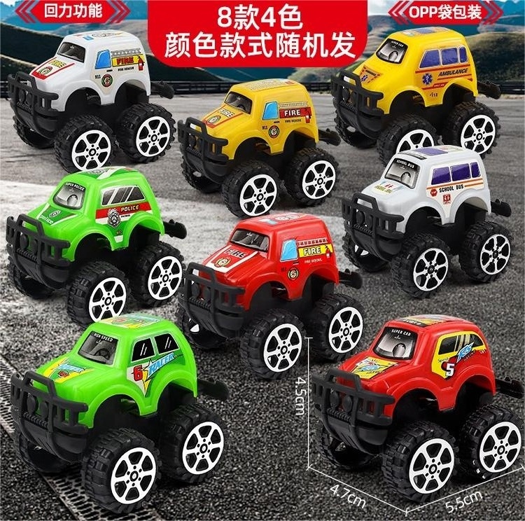 2023 Hot Sale Children's Simulation Crash Resistant Off-road Vehicle Inertia Car Boy Toy Big Wheel 4WD Vehicle Hot Sale