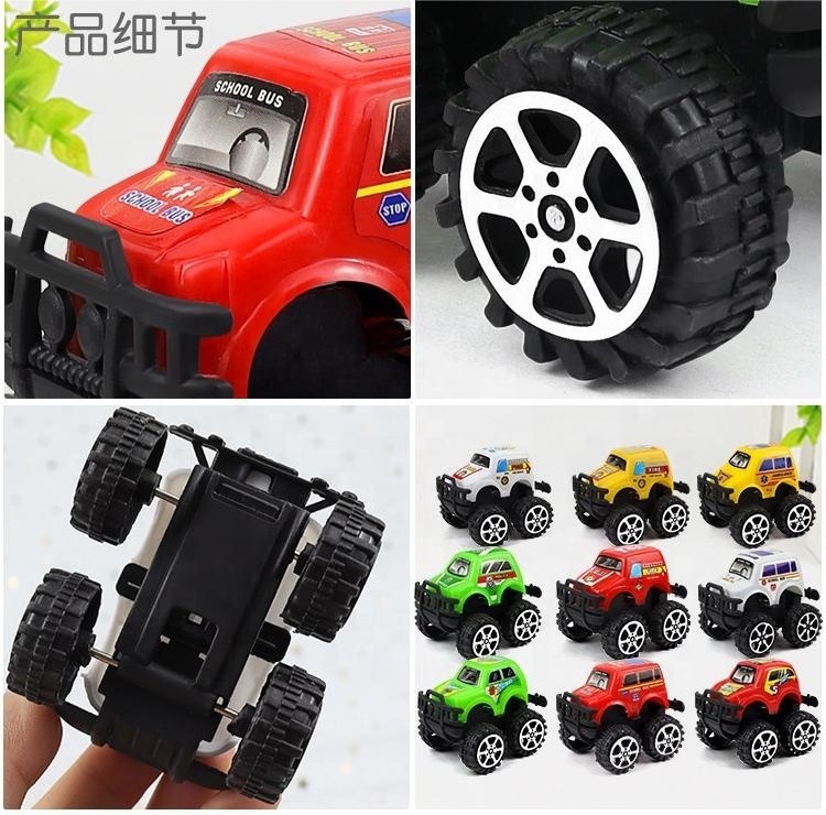 2023 Hot Sale Children's Simulation Crash Resistant Off-road Vehicle Inertia Car Boy Toy Big Wheel 4WD Vehicle Hot Sale