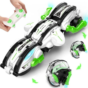 New electric car toy stunt 360 rotation rolling stunt RC snake remote control deformation car