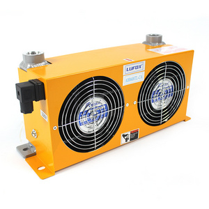 AH0608TL-CA Air Cooled Counter Flow Hydraulic Oil Cooler With Electrical Fan Industrial Use Heat Exchanger