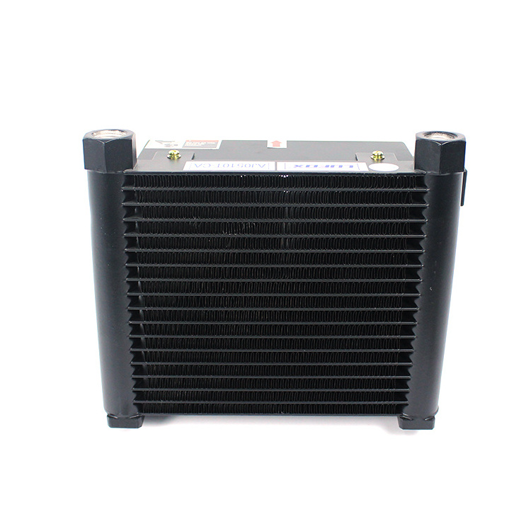 AJ0510TB-CA Plate Fin Hydraulic Aluminum Oil Coolers With Fan Air To Air Heat Exchanger