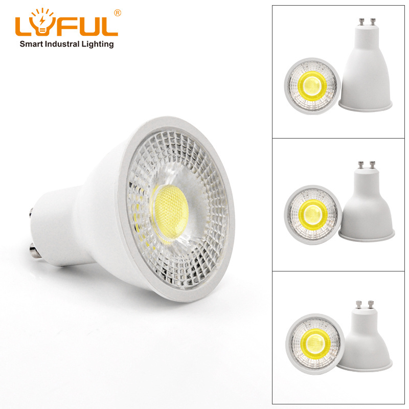 LED GU10 Bulb 5W 6W led bulb light track light bulb COB 4000K 6500K GU10