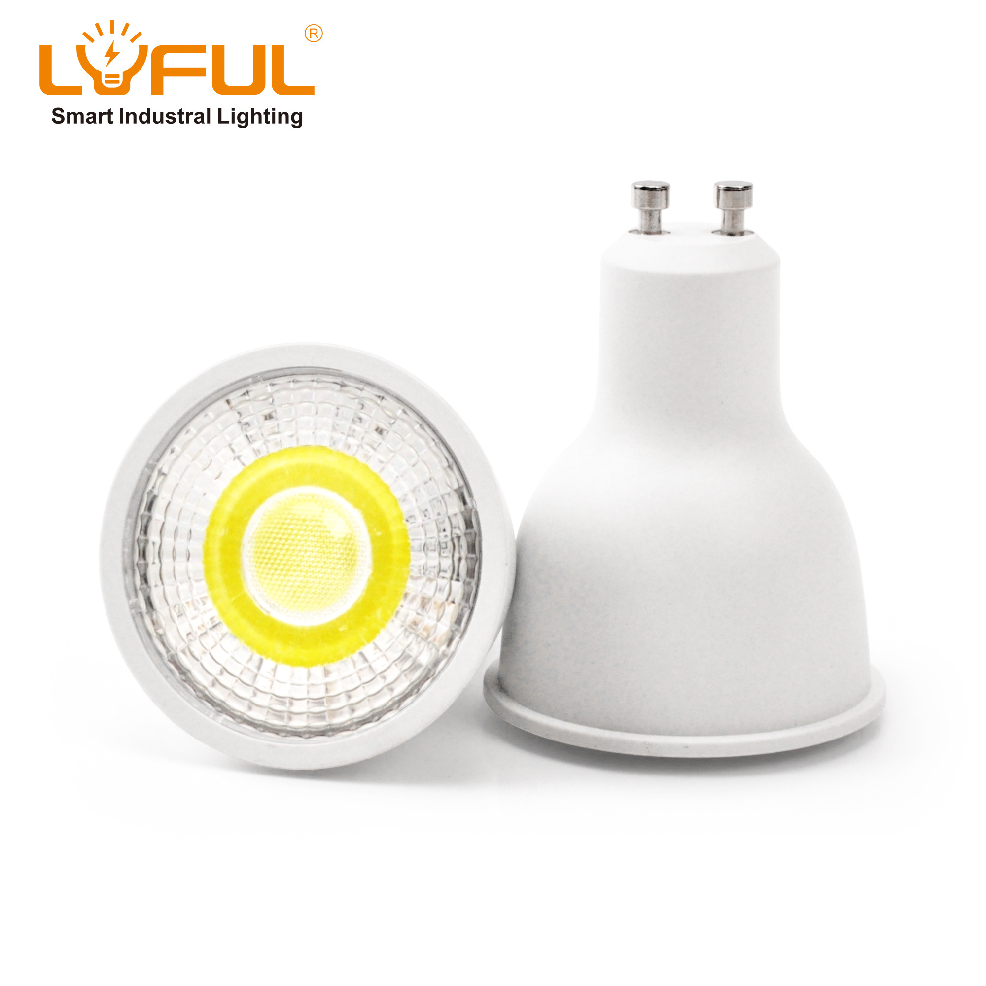 Recessed mounted LED GU10 bulb light for landscape track lighting