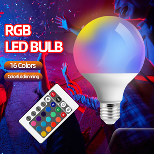 Led light manufacturing RGB G95 light bulb 20w for party home lighting