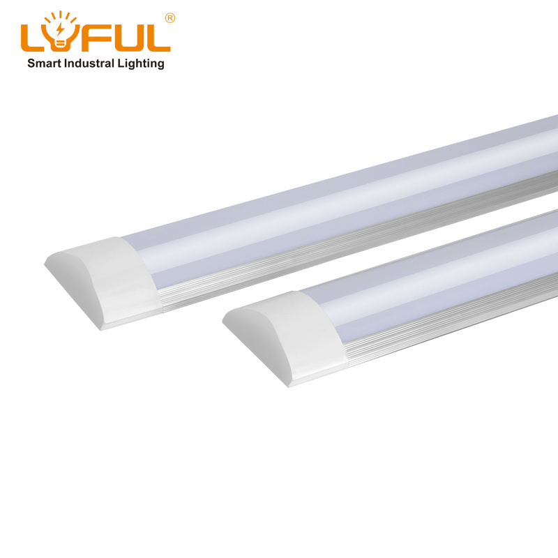 Tri-proof LED Batten Tube Lights Fixture Hot Sale Compatible Electronic IP20 4ft 36W Aluminum Ce Office ROHS SASO EMC LVD 2-year