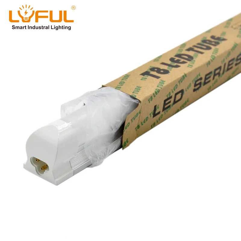 High Lumen 1200MM 120Cm 4Ft 6W 12W 18W 24W T8 Integrated Fixture Single LED Linear Fluorescent Tube Light