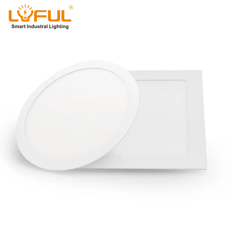 LED Light Panel Ceiling Lamp Parts Skd Hot Sale Ultra Thin Round 4W 6W 9W 12W Lighting and Circuitry Design ROHS Aluminum 2-year