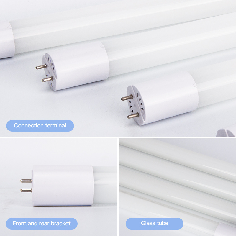 High Demand Home Office Lighting Energy Saving LED Florescent Tube Light Tubet8 Led Aluminum T8 Glass 18W 24W ROHS 2-year 20000