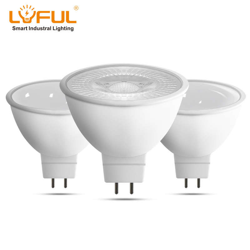 GU10 MR16 GU5.3 5W 6W 7W led bulb light track light bulb lens COB 2700K 4000K GU10 Bulb Light