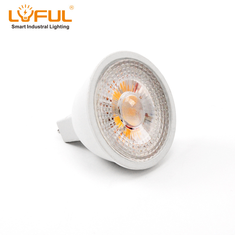 GU10 MR16 GU5.3 5W 6W 7W led bulb light track light bulb lens COB 2700K 4000K GU10 Bulb Light