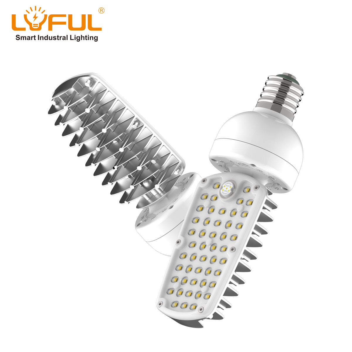 Radar IR sensor smart bulb 30w 40w 50w led street light bulb waterproof ip65 outdoor bulb lamp