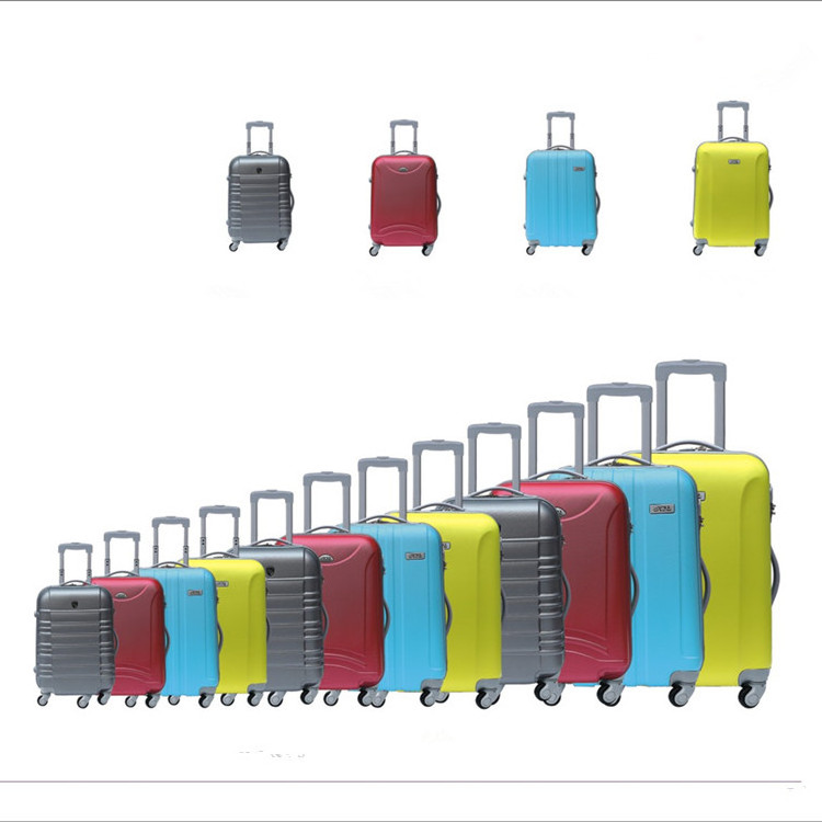 SHENGMING wholesale semifinished hard plastic ABS travel luggage suitcase