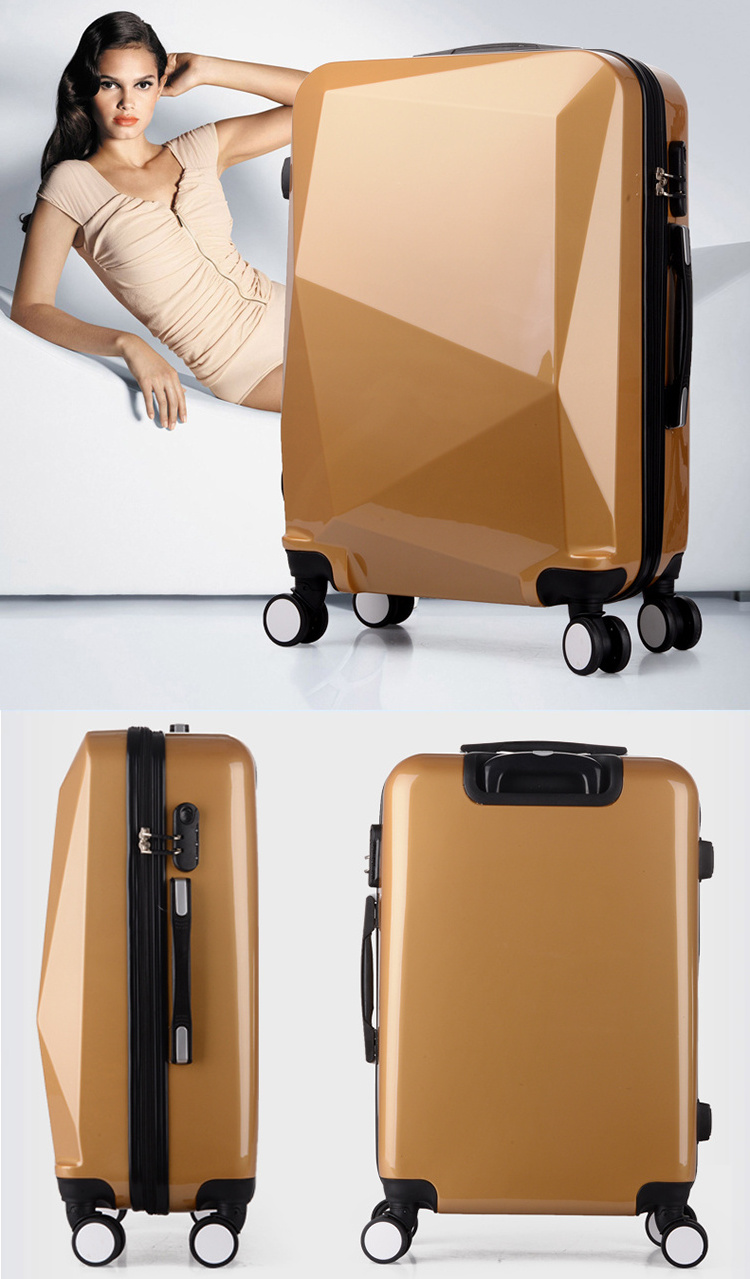 SHENGMING Unique ABS Travel Time Trolley Luggage Bag For Men And Women