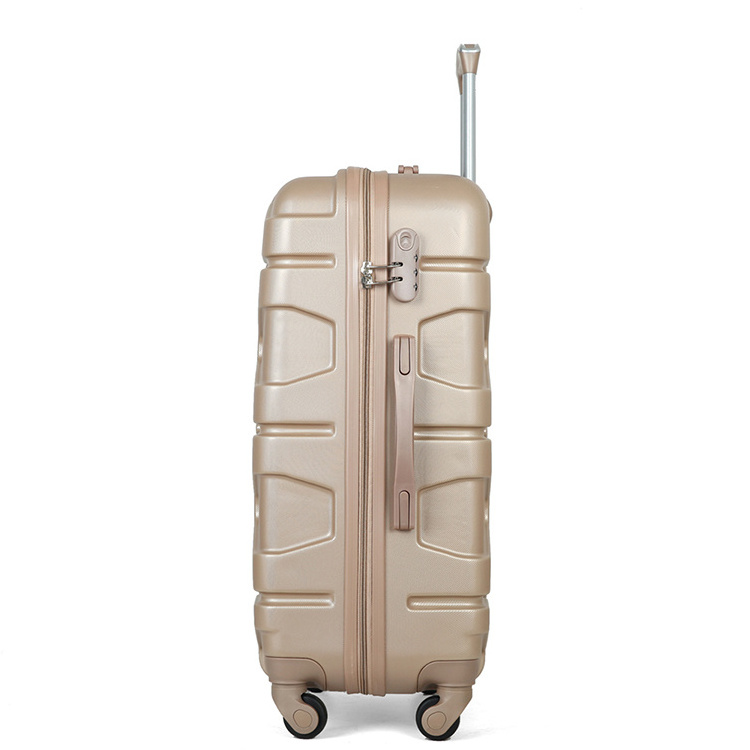 Hot Sale Simple Design Travel Abs Bayer Carry-On Trolley Carry-On Suitcases Travelling Bags Luggage Sets