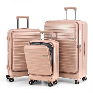 Travel accessories 2024 20"25"29" inches koffer set 3 pcs pink luggage set for girls