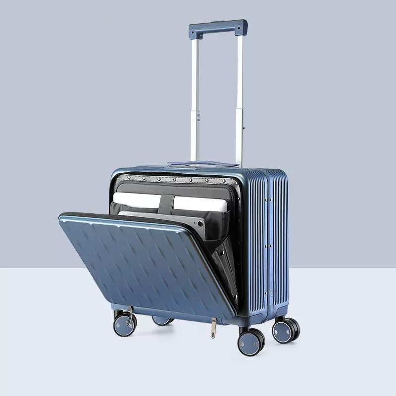 PC Business Luggage Laptop Trolley Suitcase Men Mute Spinner Wheels Rolling Baggage With TSA Lock