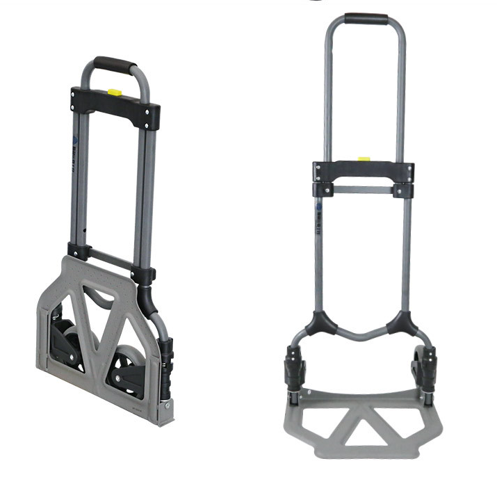 Aluminium Folding Hand Truck Travel Baggage Utility Carts Heavy Duty multifunction folded trolley